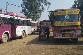 lack of basic amenities at paonta bus stand