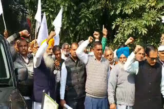 bku protest paddy scam in haryana