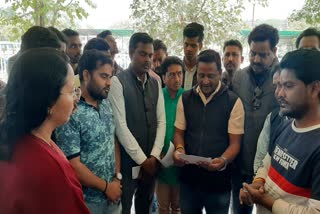 BJP Yuva Morcha submitted memorandum to deputy collector