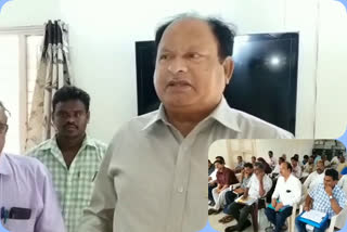 MLA Karan Balaram review meeting