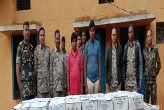 2 accused arrested for transporting illegal liquor in kondagaon