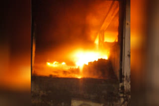 fire broke out at warehouse in bijwasan