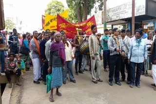 leprosy patients show protest