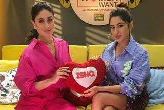 kareena kapoor khan with conversation with sara ali khan