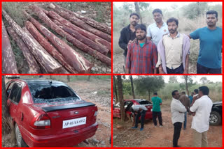 task force coombing at seshachalam forest at chittor district