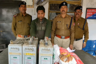 RPF recovered stolen battery from railway yard in gwalior