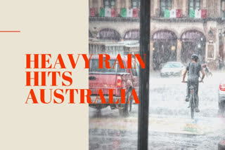 Heavy rainfall in Australia