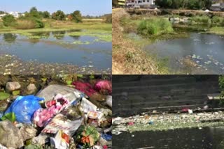 Waste problem in over 10 lakes in haliyala town