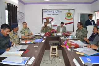 Central Security Advisor K. Vijay Kumar took a meeting