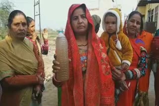 dirty water coming into the taps in thathera  colony rewari