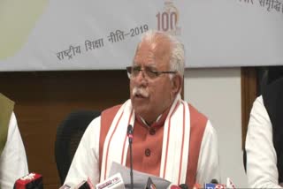 manohar lal presented 100 days report card