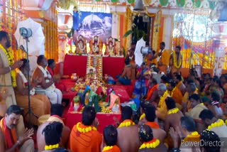 maha shiva padipuja in medak district