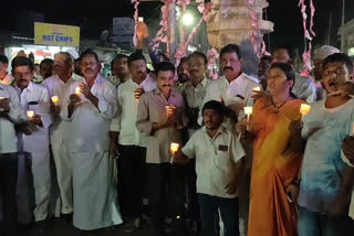 ysrcp candle rally in cuddapah district