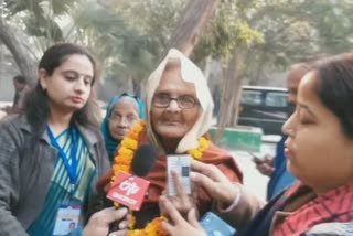 108 years old women voted in delhi assembly election