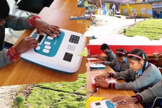 Smart class for visually impaired children