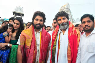 Ala Vaikuntapuramlo movie team visit tirumala