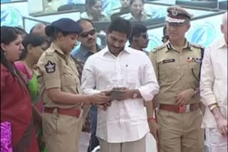 RAJAMAHENDRAVARAM  AP CM JAGAN  രാജമഹേന്ദ്രവാരം  ആന്ധ്രാപ്രദേശ് മുഖ്യമന്ത്രി  ജഗൻമോഹൻ റെഡ്ഡി  DISHA POLICE STATION  ദിശ പൊലീസ് സ്റ്റേഷന്‍