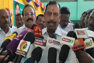 minister O S Maniyan press meet at Nagapattinam