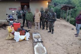 Assam Rifles along with Police today busted an illegal drug manufacturing unit,  49 kg brown sugar seized