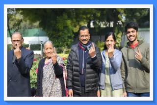 Arvind kejriwal son voted first time