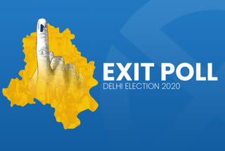 Delhi polls  Exit polls  AAP  BJP Congress  ഡല്‍ഹി  ഡല്‍ഹി തെരഞ്ഞെടുപ്പ്  എക്‌സിറ്റ് പോൾ  ആം ആദ്‌മി പാര്‍ട്ടി  ബിജെപി  കോൺഗ്രസ്