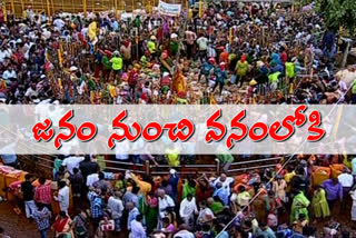 ముగిసిన మేడారం జాతర... వన ప్రవేశం చేసిన సమ్మక్క, సారలమ్మ