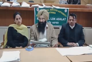 several cases decided on lok adalat in bathinda