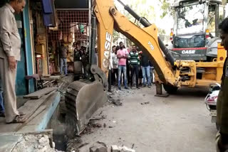 Administration's bulldozer over encroachment