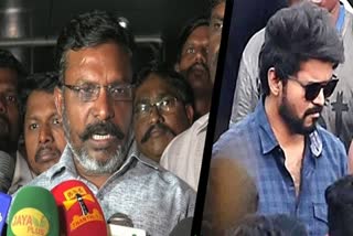 income tax raid on Actor Vijay is a black mail  Thirumavalavan