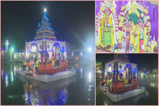 Tamil Nadu: Thaipoosam festival was celebrated at Lakshmana Theertham in Rameswaram last night on the occasion of MaghiPurnima