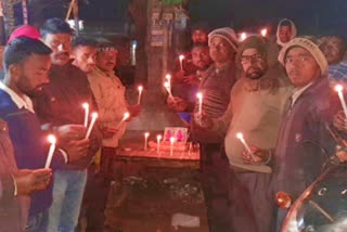 Candle march held in Dumka