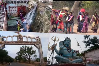 Jatashankar temple crowds of devotees in chhatarpur