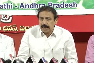 cpi ramakrishna react on suspenssion of ips AB venkteshwararao