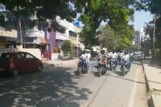 Crime prevention program: Awareness through Bike Rally from Police team!