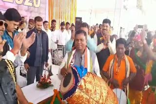Minister Kavasi Lakhma inaugurates Sirpur Festival in mahasamund