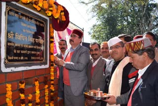 Guru Ravi Das Bhawan construction work in Palampur