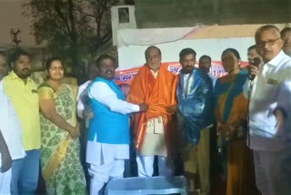 NAGAYYAKUNTA LOCALS HONORED BJP STATE PRESIDENT LAXMAN