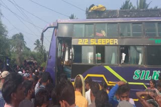 Bus accident in berhampur mandrajpur