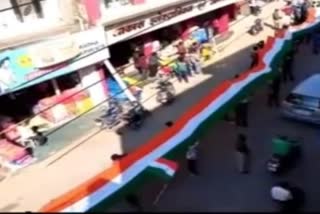 Tiranga Rally in support of NRC and CAA in Pratappur