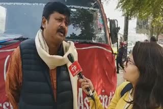 DUTA President Rajeev interview on ETV bharat