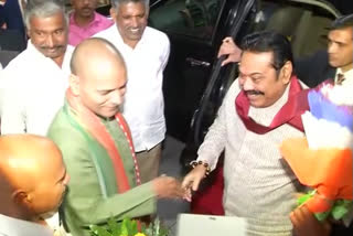 The Prime Minister of Sri Lanka rajapaksea reached Tirumala