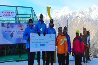 skiing competition end in chamoli