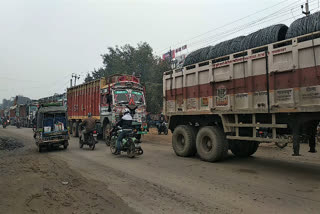 illegal sand mining in rohtas