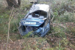 car accident in Manikaran Delhi