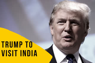 Donald Trump  US government  Indian Government  Trump's India visit  യുഎസ് പ്രസിഡന്‍റ്‌ ഡൊണാൾഡ് ട്രംപ് ഫെബ്രുവരി 24-25 തീയതികളിൽ ഇന്ത്യ സന്ദർശിക്കും