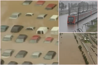 Heavy rains in Sao Paulo brought Brazil's most populous city nearly to a halt on Monday with floods, mudslides and enormous traffic jams.