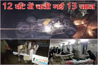 राजस्थान में सड़क हादसों की खबर, News of road accidents in Rajasthan