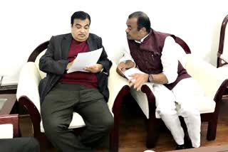 komatireddy meets gadkari