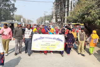 Bhiwani City Council cleaning workers protest