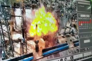 an-explosion-of-transformer-in-powerhouse-at-karwara-incident-captured-cctv-footage